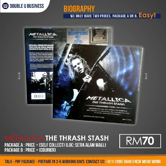 Metallica The Thrash Stash Music Media Cd S Dvd S Other Media On Carousell