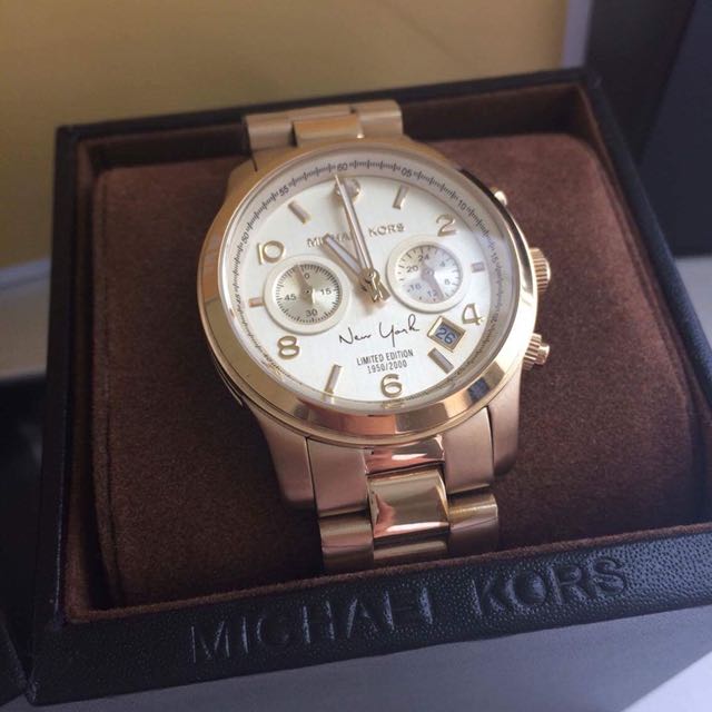 michael kors new york watch limited edition