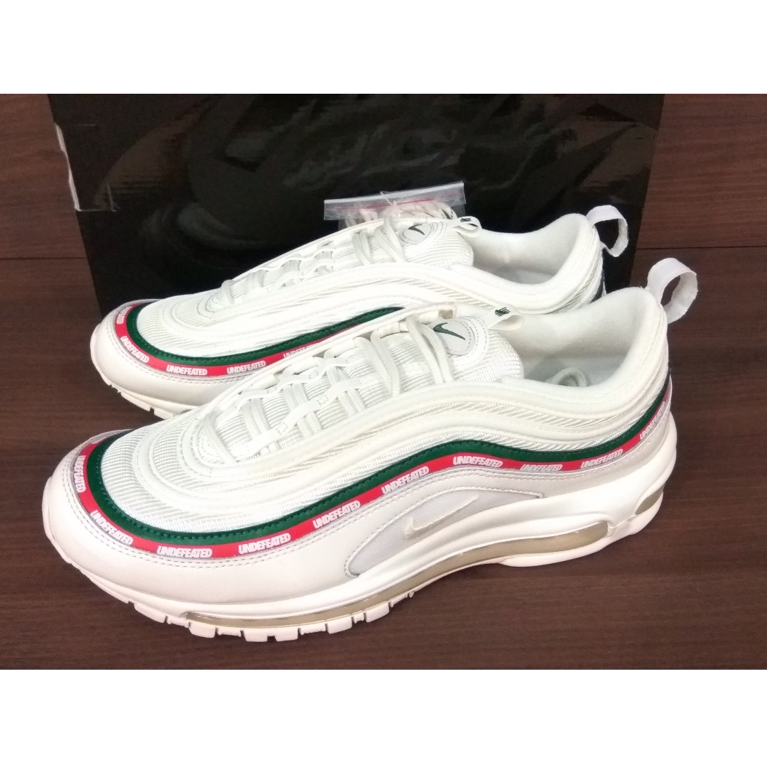 air max 97 x undefeated white