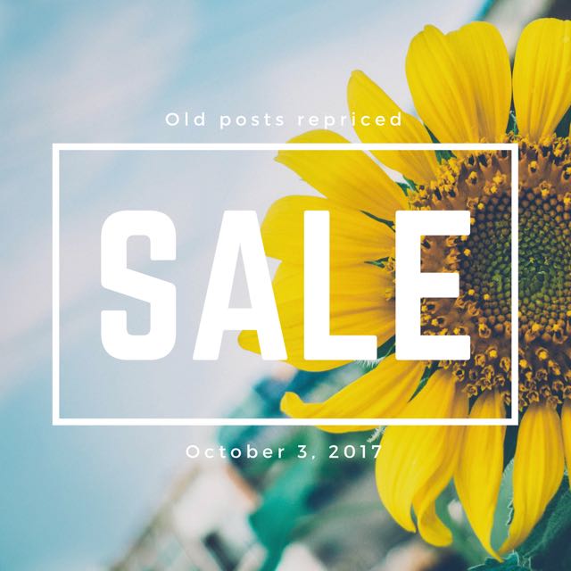October 3 Sale! (Category: Others Tops) located in Las Pinas. Submitted by cathmabini (Listing ID 130807979, Image 1). Description: Check out existing postings for further discounted prices! .