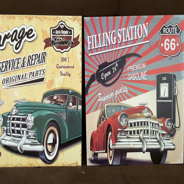 Old School Retro Classic Vintage Cars Wood For Room Decor Antiques Others On Carousell