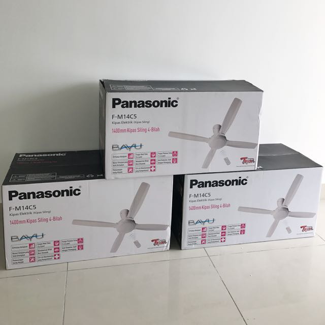 Panasonic F M14c5 4 Blades Electric Ceiling Fan Furniture Others On Carousell