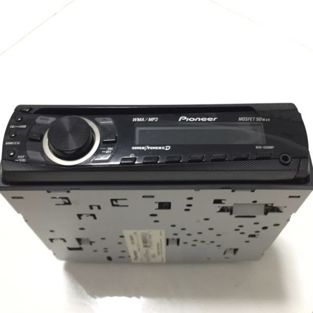 Pioneer DEH1350MP Single DIN CD Player & Radio, Car Accessories on