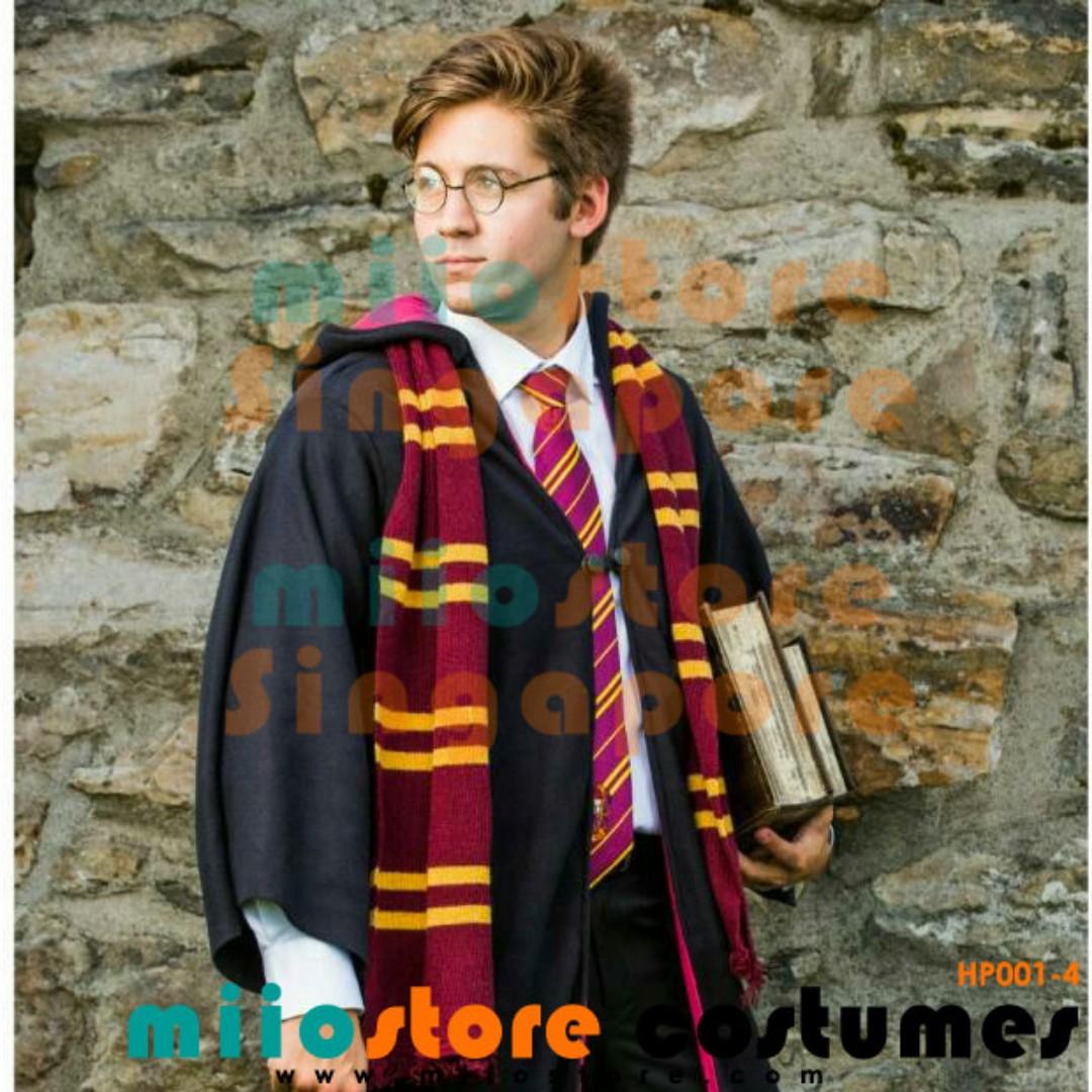 UK TOP SELLER! Harry Potter Scarf Hat Gryffindor Slytherin Ravenclaw Hufflepuff 