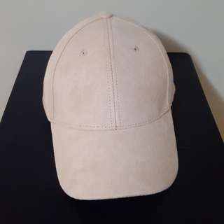 Blush Suede Baseball Cap (ALDO)