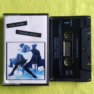 TINA TURNER. foreign affair. Cassette tape not vinyl