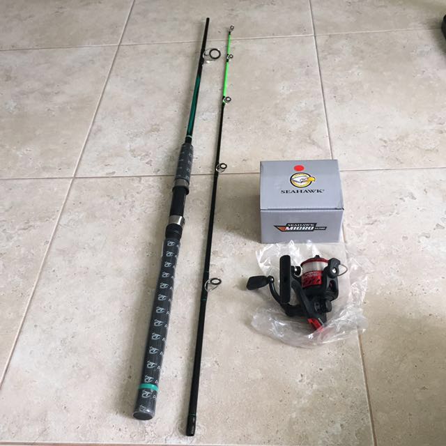 Micro fishing rod & reel, Sports Equipment, Fishing on Carousell