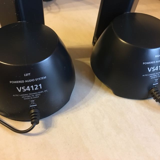 Altec Lansing speakers VS 4121 with subwoofer, Audio, Soundbars