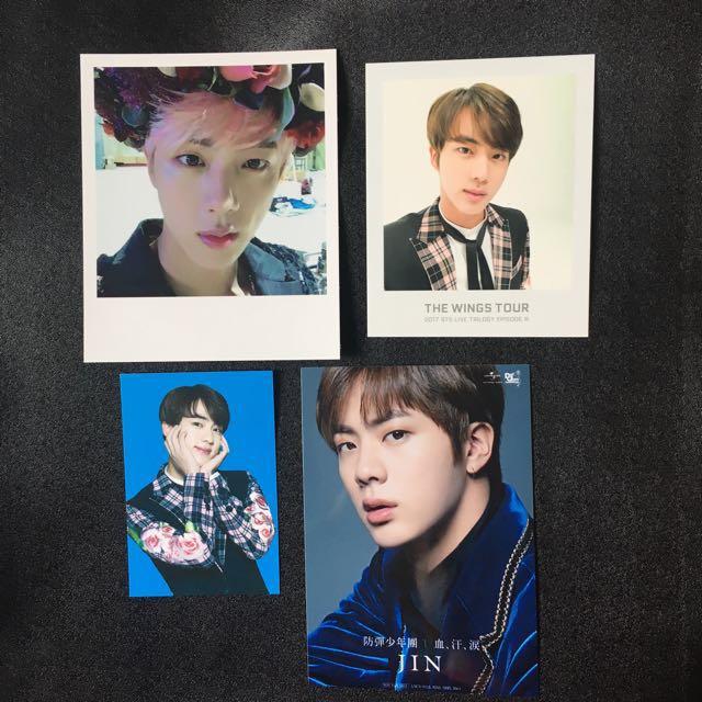 Bts Jin Official The Wings Tour Mini Photocard Vol1 Wings Album
