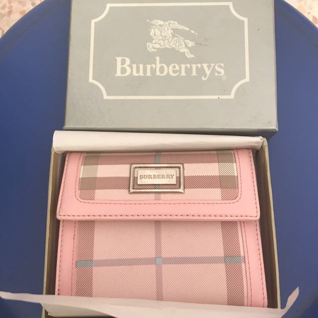 Burberry Pink wallet, Women's Fashion 