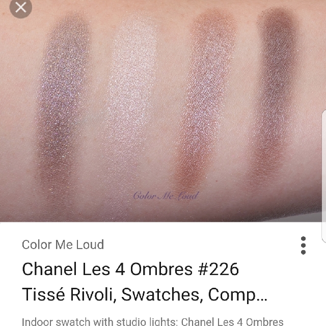 Chanel Les 4 Ombres Quadra Eye Shadow - No. 226 Tisse Rivoli 164226 -  Yamibuy.com