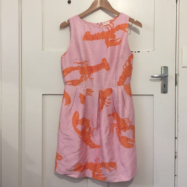 Gorman Lobster Silk Dress Size 10 