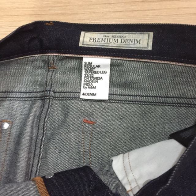 H and m selvedge denim shop