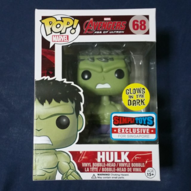funko pop hulk glow in the dark