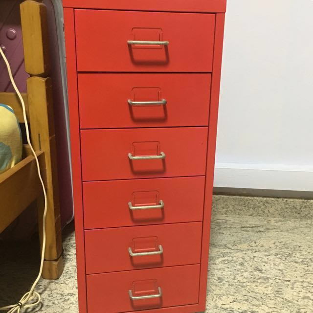 Ikea Helmer Drawer Unit With Castors Furniture Shelves Drawers On Carousell