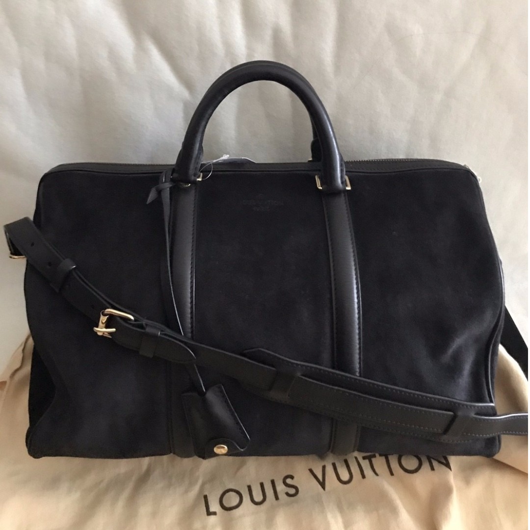 Louis Vuitton Asphalt Suede Sofia Coppola GM Bag - Yoogi's Closet