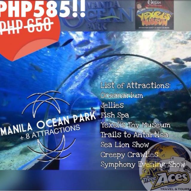 Manila Ocean Park Tickets Vouchers