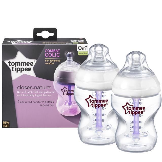 slow flow anti colic bottles