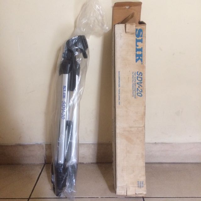 Tripod Slik Sdv 20 Fotografi Di Carousell