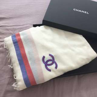 Chanel 絲巾 圍巾 批肩 香奈兒 真品 2017春夏 