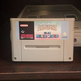Super Mario All Stars and Super Mario World SNES