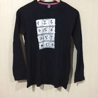 Kaos zara panjang