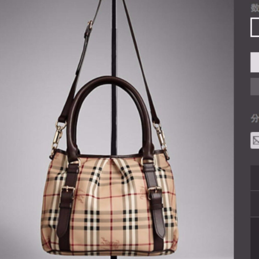 burberry small haymarket check tote bag