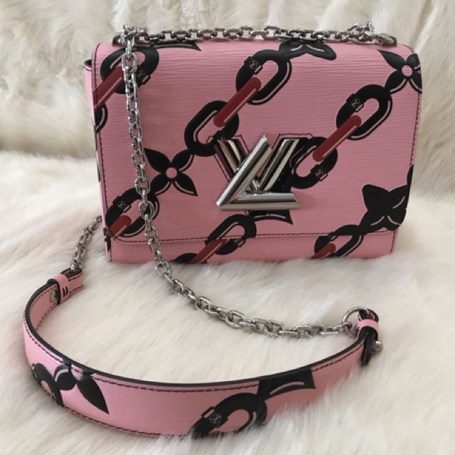 Authentic Brandnew Louis Vuitton Twist MM Epi Limited edition Pink