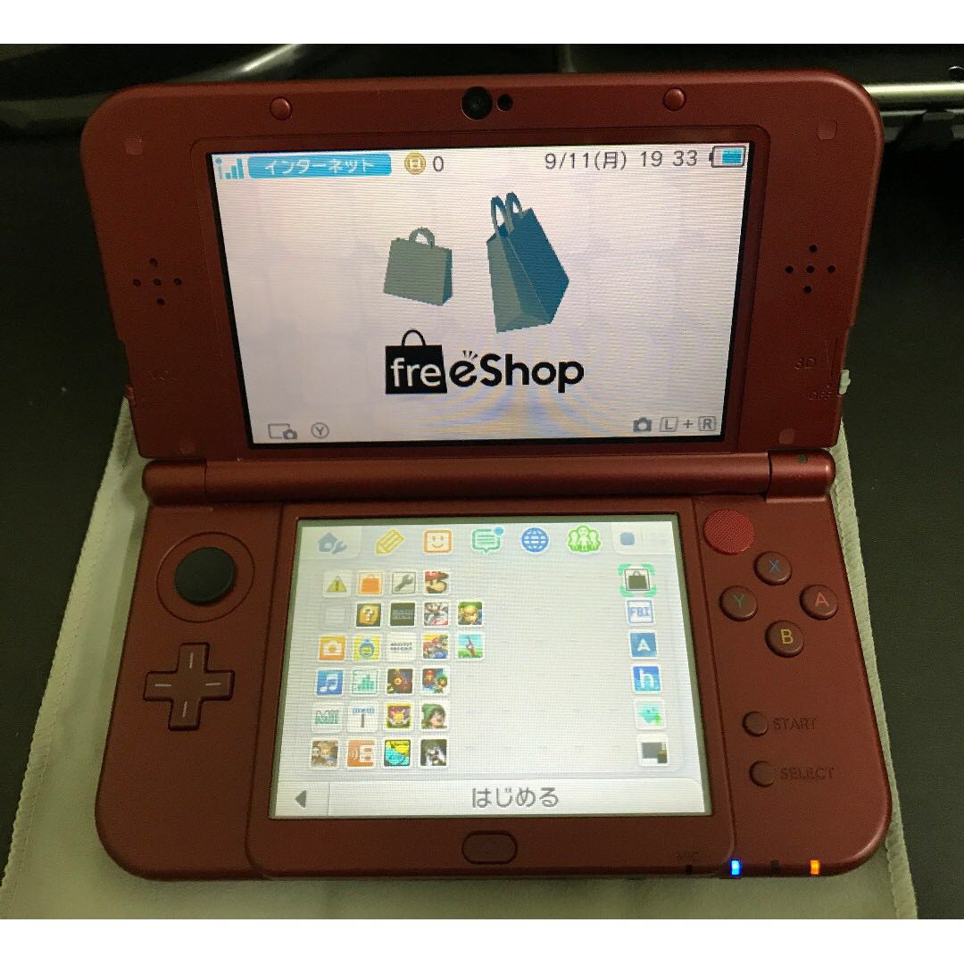 B9S New Nintendo 3DS LL MHX Edition Modded