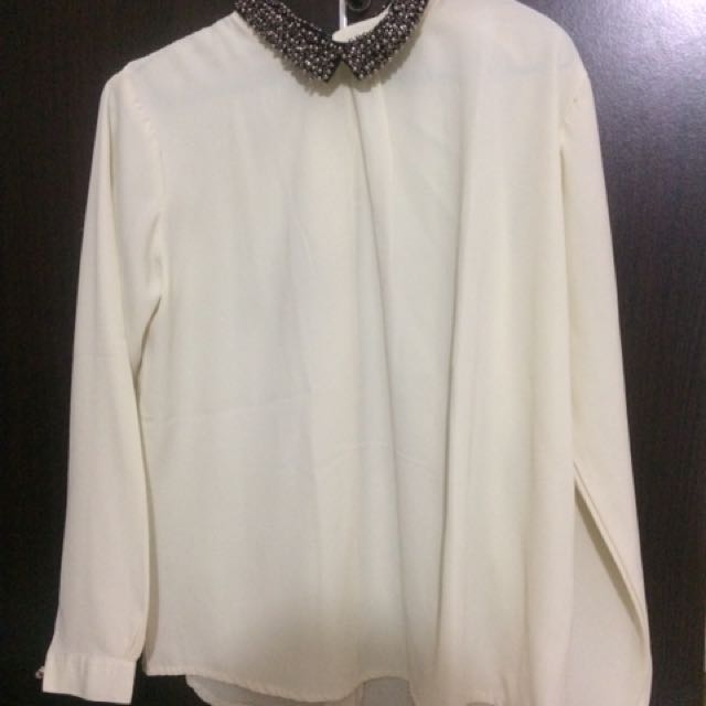 Baju Kancing Belakang Bahan Twiscone Women S Fashion