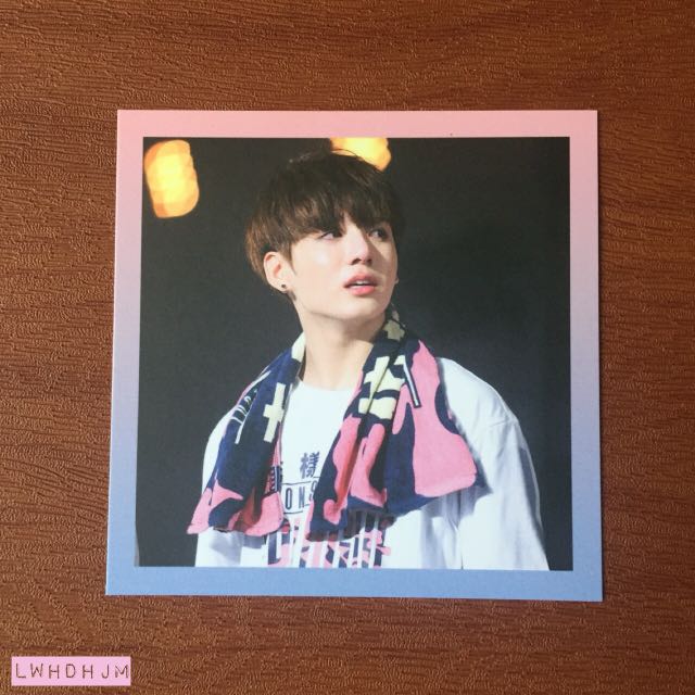 BTS 화양연화 HYYH On Stage Epilogue DVD Jungkook Photocard