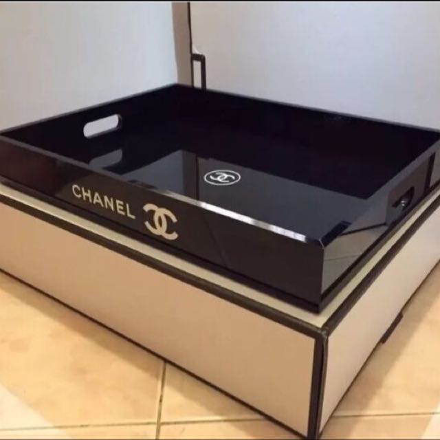 Chanel Extra Large Size Vanity Cosmetic Tray Health Beauty