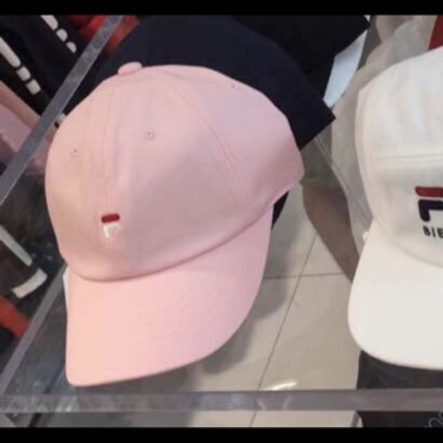 fila pink cap
