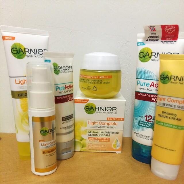 garnier light comp hand cream