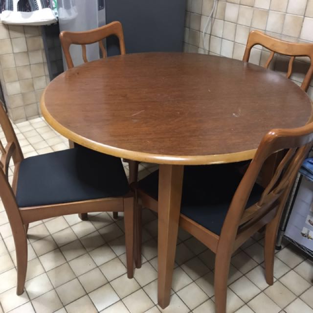 Giveaway Dining Table Set Furniture Tables Chairs On Carousell