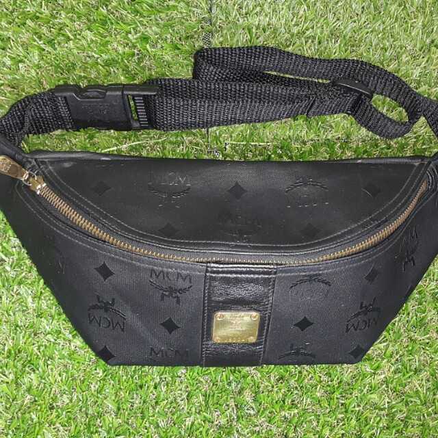MCM WAISTBAG BLACK MCM WAISTBAG BLACK