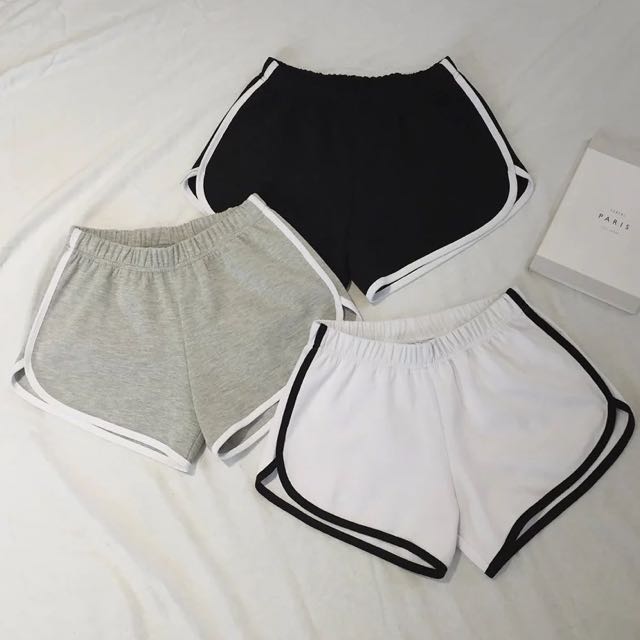MCS outline jersey booty shorts Women s Fashion Bottoms
