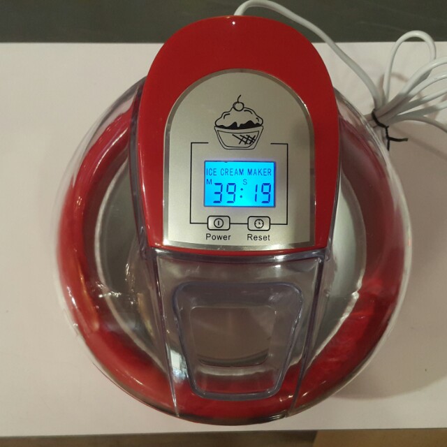 Savisto Ice Cream Maker TV Home Appliances Kitchen Appliances Ice cream Makers on Carousell