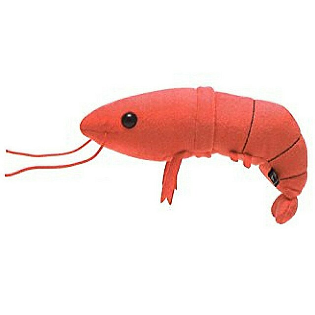 shrimp plush toy