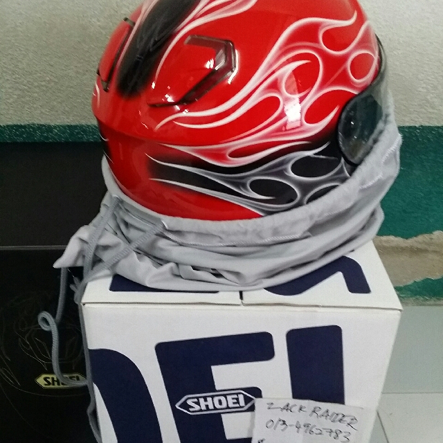 Shoei J Cruise Reborn Red Jack Japan Original Motorbikes On Carousell
