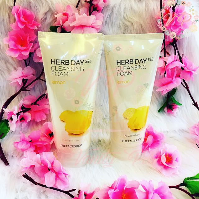 The HERB DAY Cleansing Foam Lemon, Beauty & Personal Care