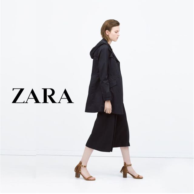 zara waterproof trench coat