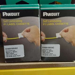 Panduit vinyl label cassette (bnib)