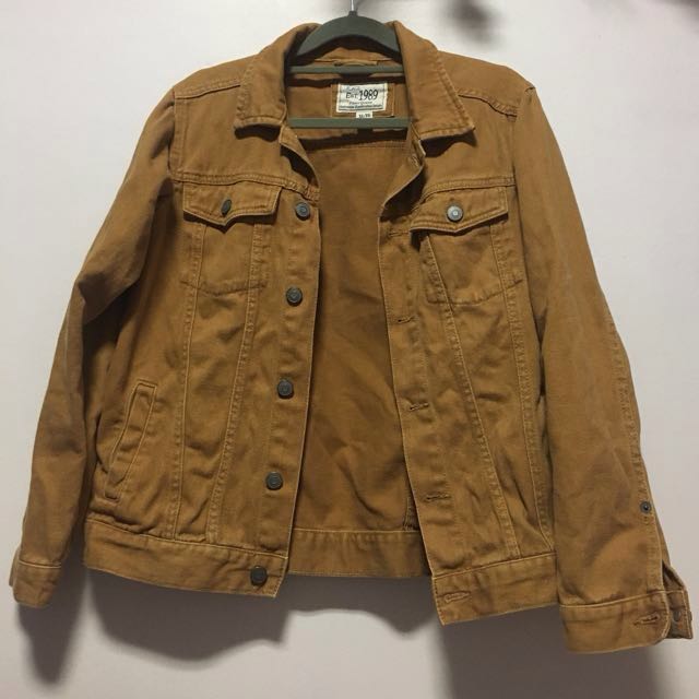 camel jean jacket