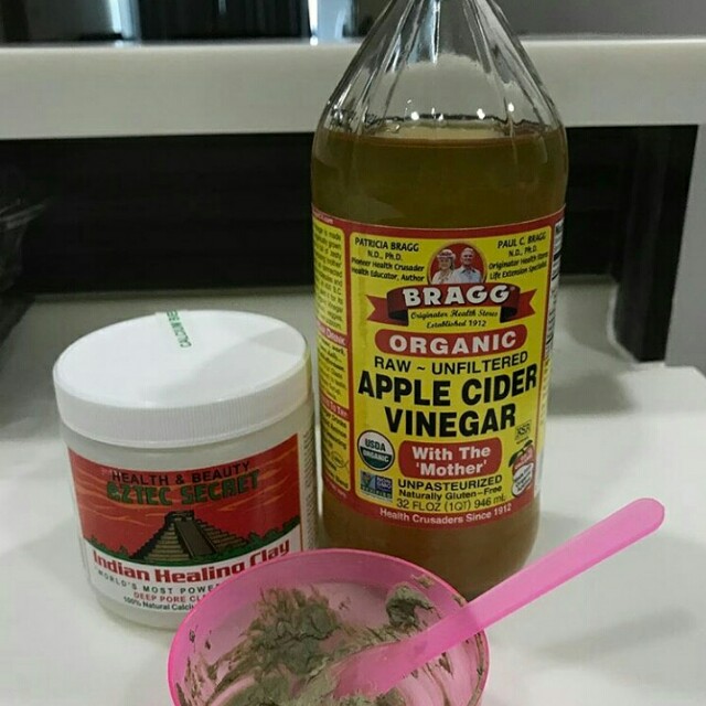 Aztec Clay Mask Apple Cider Vinegar Health Beauty Skin Bath Body On Carousell