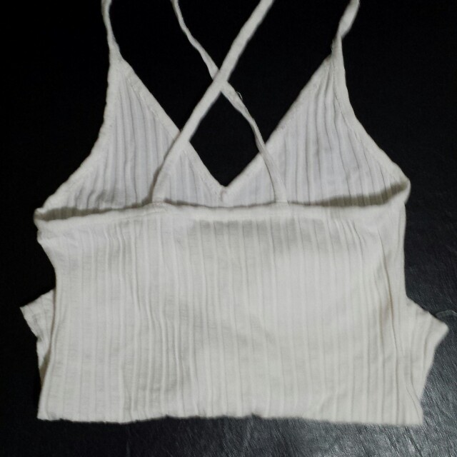 Ribbed halter top body suit (Category: Sleeveless) located in Manila. Submitted by declutterrific (Listing ID 131323115, Image 2). Description: 10/10 Never worn RFS: not using it Size: free size Meet Ups: All Lrt 1 & 2 stations, Sm North Trinoma, Centris, Cubao, Monumento, Sm Valenzuela and Mrt 1 stations. (Handling fee must be shouldered by the buyer) Delivery: (shipping fee must be shouldered by the buyer).