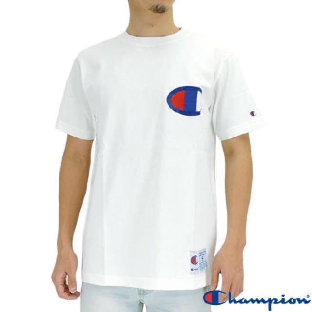 champion t shirt big logo