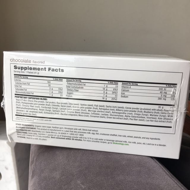 Chocolate Shakeology - Vegan - Beachbody - Brand New Dietary ...