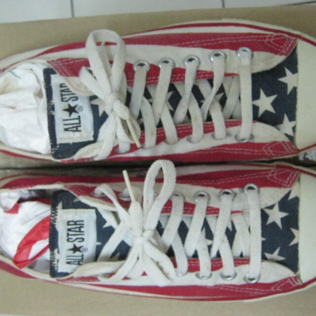 converse american flag low top