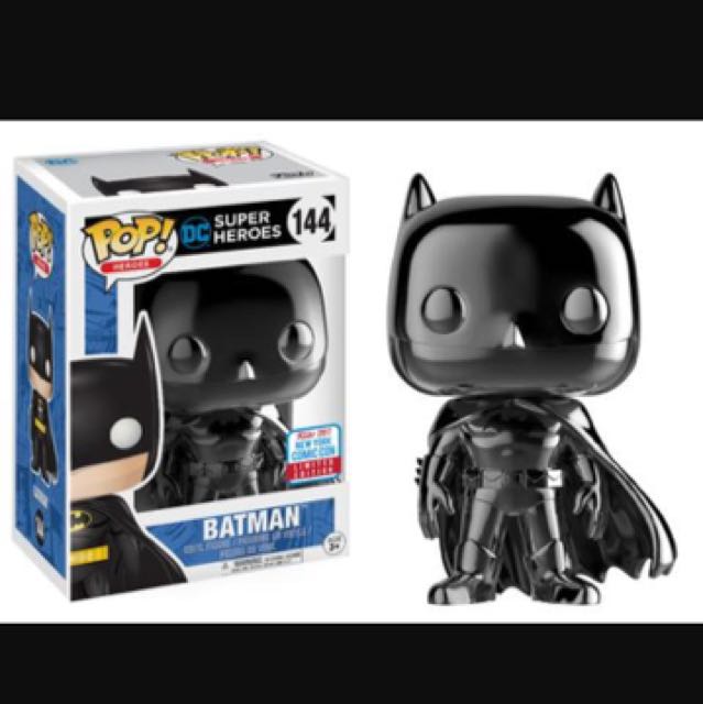 Black chrome batman sales pop